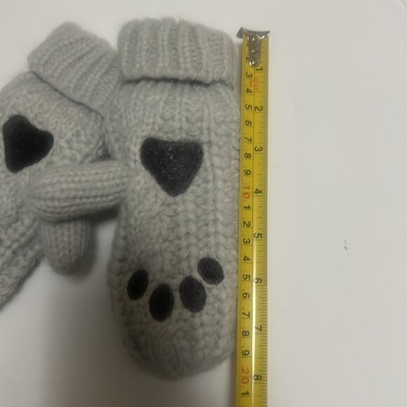 KIDS PAW MITTEN‎ PALE GREY - Picture 3 of 4